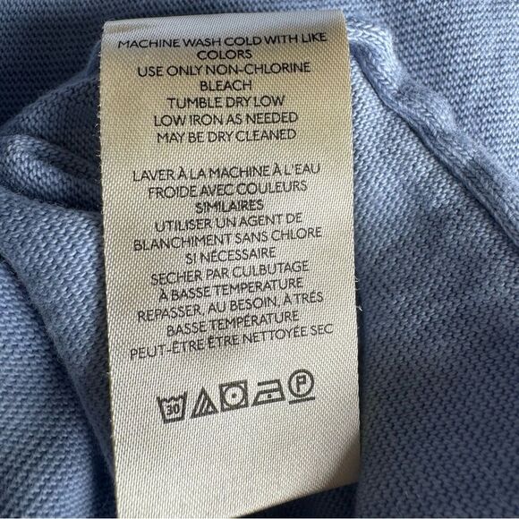 Free People We the Free Oversized Light Blue Top with Blousy Sleeves Size S - Picture 5 of 5